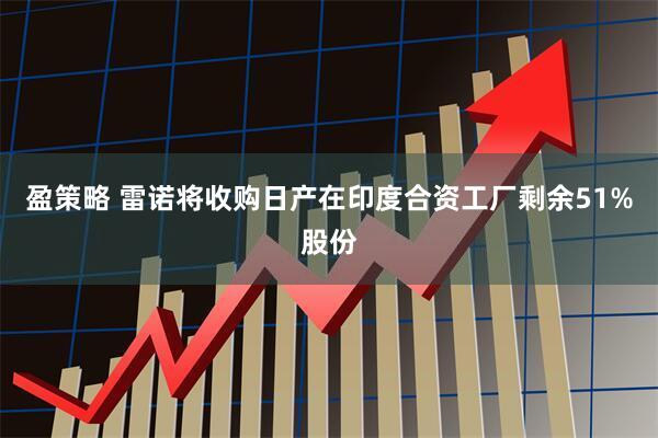 盈策略 雷诺将收购日产在印度合资工厂剩余51%股份