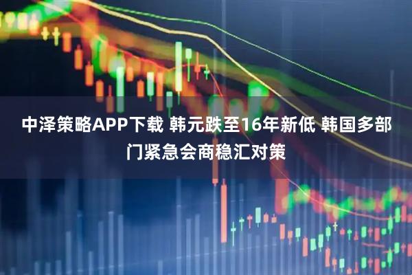 中泽策略APP下载 韩元跌至16年新低 韩国多部门紧急会商稳汇对策